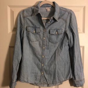 Denim blouse